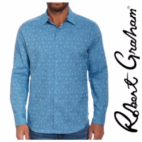 NWT ROBERT GRAHAM BRIXTON EMBROIDERED LONG SLEEVE CLASSIC SHIRT - Picture 1 of 11